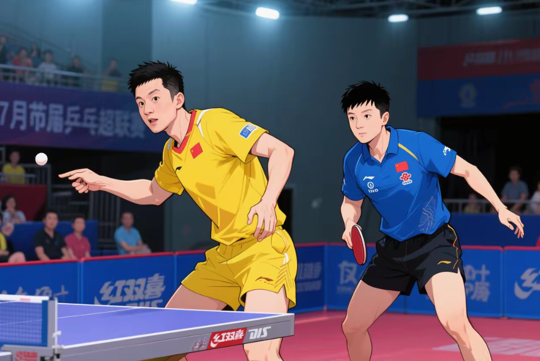 包含德国乒乓球队力克中国乒乓球队，许昕送出助攻的词条